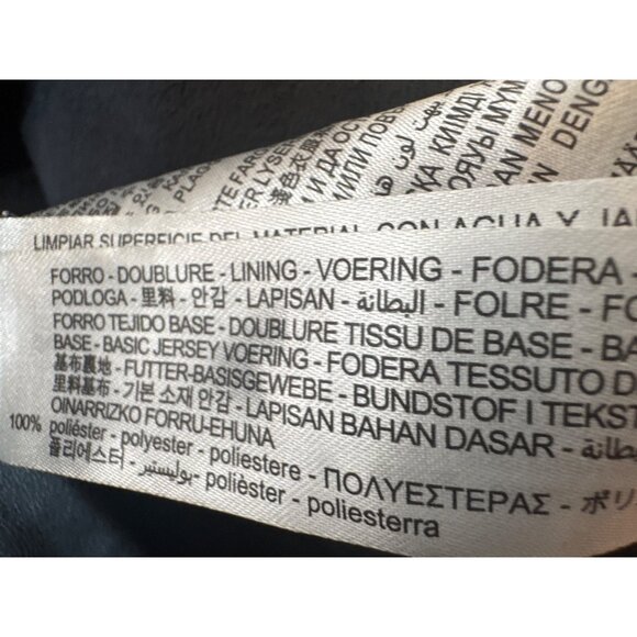 2/$30 ZARA Medium Faux Leather Black Skort - Picture 7 of 9